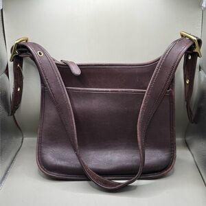 Brown Vintage Leather Coach Legacy Bag No HOD-9966